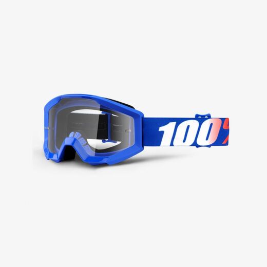 Очки подростковые 100% Strata JR Nation / Clear Lens (50500-236-02) pitbikemarket.ru