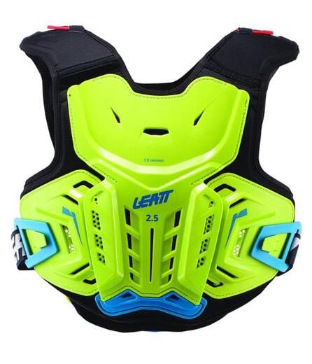 Защита панцирь подростковый Leatt Chest Protector 2.5 Junior (Lime/Blue, L/XL, 2021 (5017120143)) pitbikemarket.ru