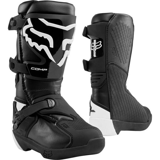 Мотоботы подростковые Fox Comp Youth Boot Black 2 (24014-001-2) pitbikemarket.ru