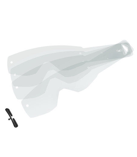 Пленка для очков Works Tear Off fits Hustle MX PAK-20 pitbikemarket.ru