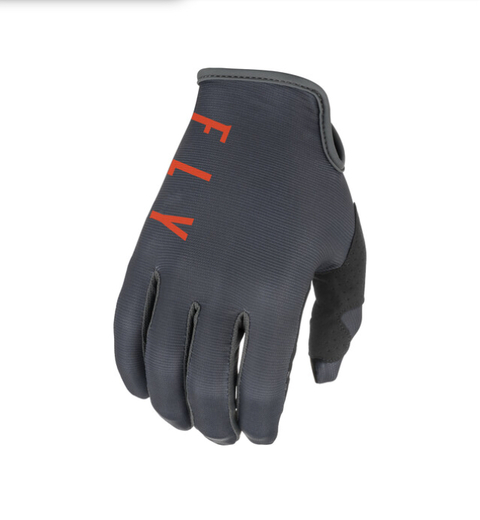 Перчатки FLY RACING LITE серые/оранжевые/черные (2021) 11 pitbikemarket.ru