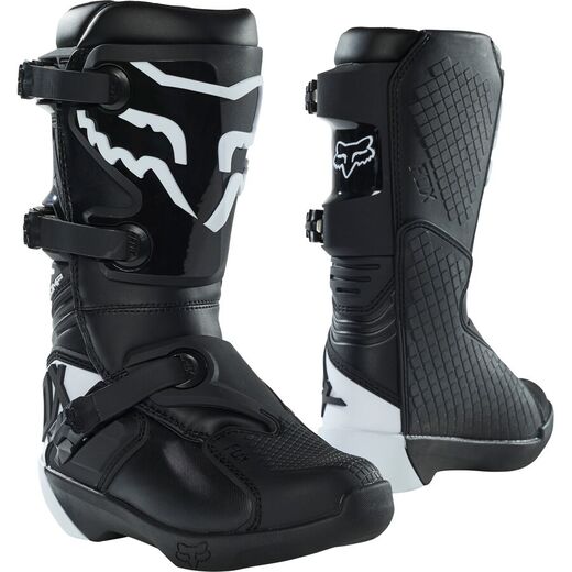 Мотоботы подростковые Fox Comp Youth Boot (2021) Подростковый, Y2, черный, 2021 (27689-001-2) pitbikemarket.ru