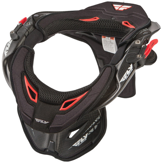 Защита шеи FLY RACING PRO LITE CARBON NECK BRACE черная L-XL pitbikemarket.ru