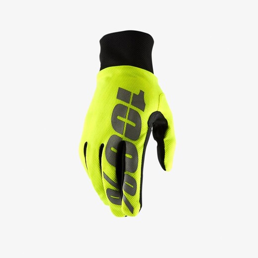 Мотоперчатки 100% Hydromatic Waterproof Glove (Neon Yellow, L, 2021 (10011-004-12)) pitbikemarket.ru