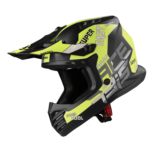 Шлем детский Acerbis PROFILE JUNIOR Black/Yellow-Fluo, L (51-52) pitbikemarket.ru