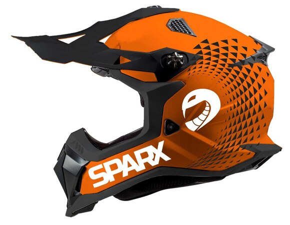 Шлем эндуро SPARX Raptor (JH-601) (оранжево-черный, S) pitbikemarket.ru
