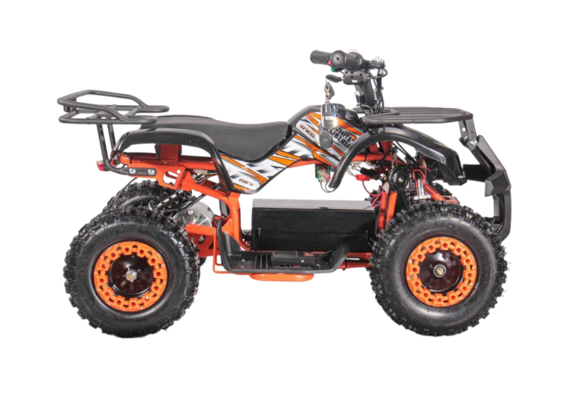 Детский электроквадроцикл WHITE SIBERIA SNEG MINI 1000W (Оранжевый) pitbikemarket.ru