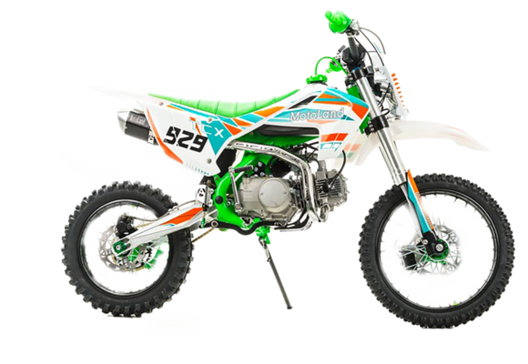 Питбайк  Motoland TCX125 E 17/14 зеленый pitbikemarket.ru