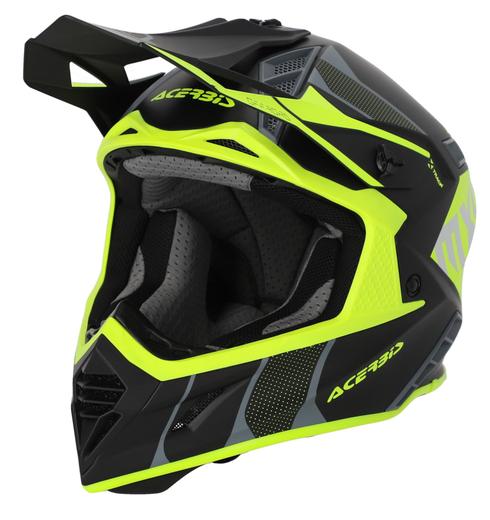 Шлем Acerbis X-TRACK 22-06 Black/Fluo-Yellow, S pitbikemarket.ru