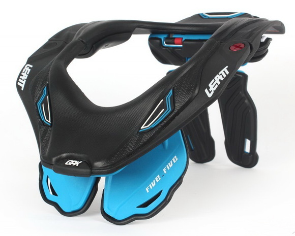 Защита шеи LEATT GPX 5.5 Brace синяя/чёрная L/XL pitbikemarket.ru