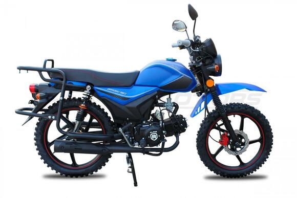 Мопед ROCKOT ALPHA OFFROAD M-12 (синий матовый) pitbikemarket.ru
